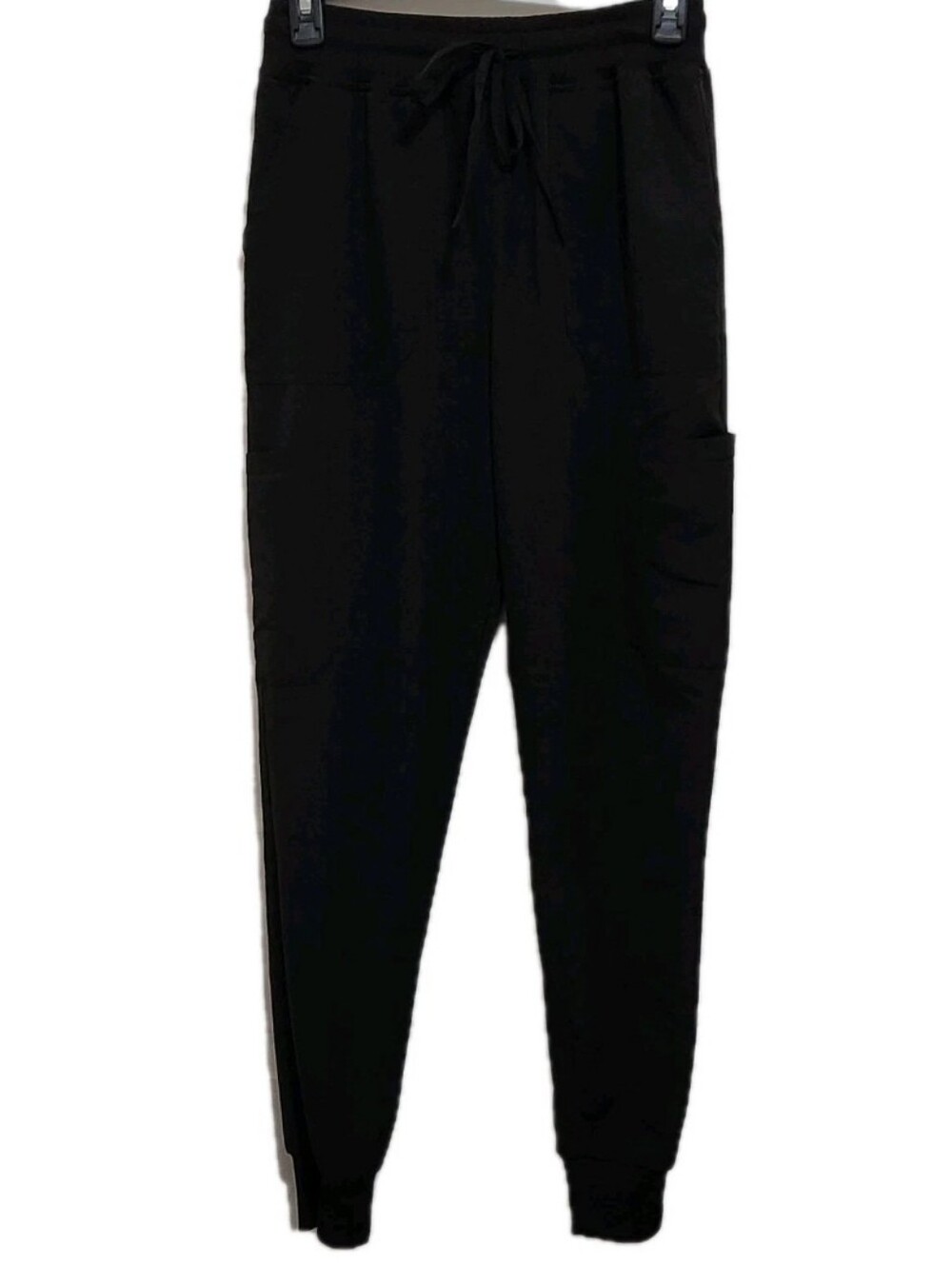 Karisma Threads Women's M Black Lightweight Scrub Jogger Pants Salon Hairdresser